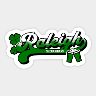 Raleigh Shenanigans Raleigh Irish St Patrick's Day Sticker